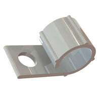 Cable Clamp Screw Mount, Wire Harness - Natural ; Hole Diameter - 5.2 mm | Part No. WHC-375-01 | ESSENTRA COMPONENTS