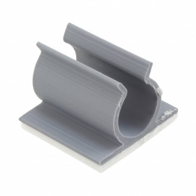 Cable Clamps Adhesive Mount, U-Style Maximum Compatible Cable Diameter | Part No. KKU-6-RT | ESSENTRA COMPONENTS