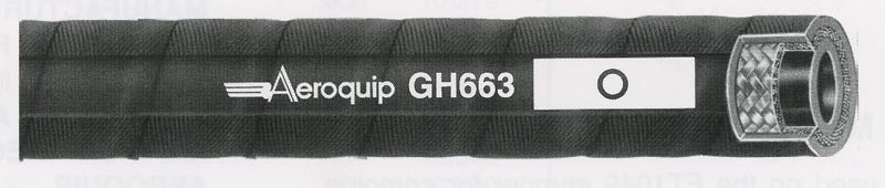1/2 SAE Bend Radius Hydraulic Hose | Part No. GH663-6 | AEROQUIP