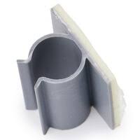 Cable Clamps Adhesive Mount, U-Style Maximum Compatible Cable Diameter | Part No. KKU-6-RT | ESSENTRA COMPONENTS