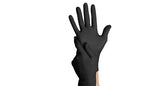 Nitrile Exam Gloves 5 Mil Black Box of 100 |  TOUCHFLEX